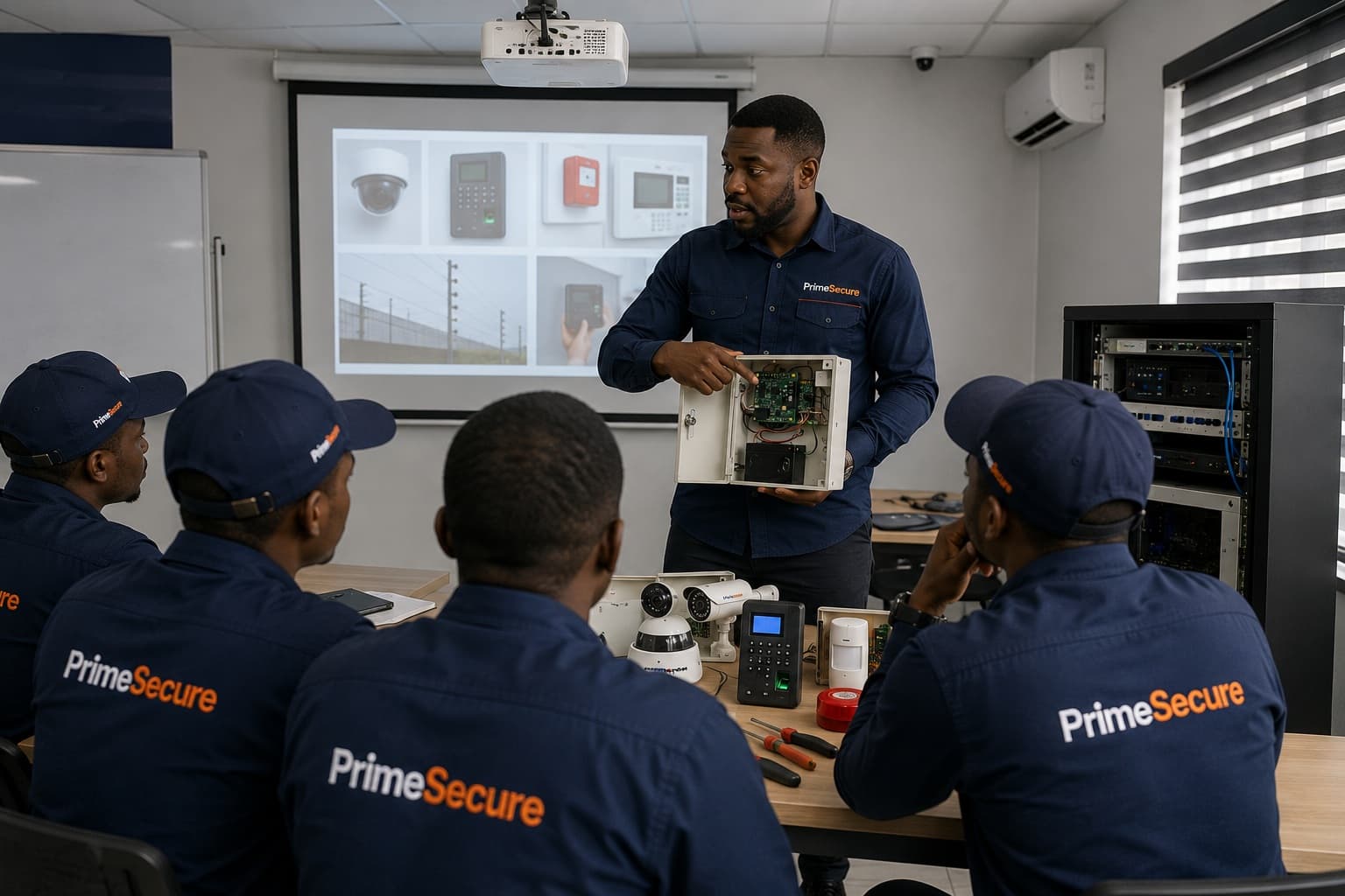 Technical training session for a security operations team